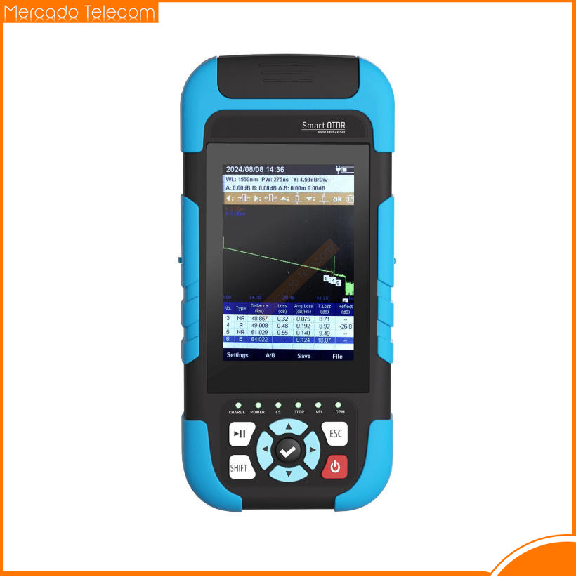 Optical Time Domain Reflectometer Otdr 1310 1550Nm - เครื่องทดสอบใยแก้วนำแสงแบบพกพา (Mini OTDR) ความยาวคลื่น 1310/1550 นาโนเมตร